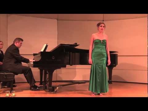 Melissa Montgomery sings Antonin Dvorak at Ford Hall in Ithaca 11/3/12