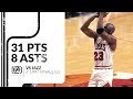 Michael Jordan 31 pts 8 asts vs Jazz 1997 Finals G1