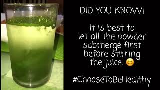 I let it Sink then Stir