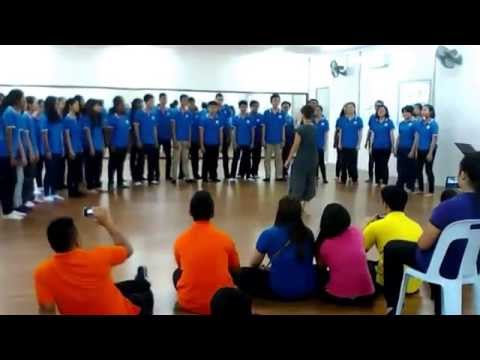 Seafield Choir Performing for the Philippines Choir Visit - 10 March 2015 - Vid2