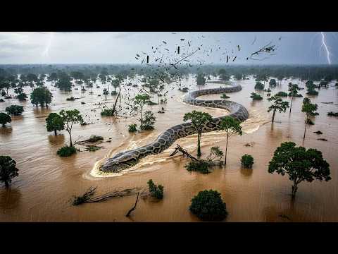 Part 45 - A Girl Alone Surviving In The Forest | A Massive Storm Hits the Ancient Rainforest