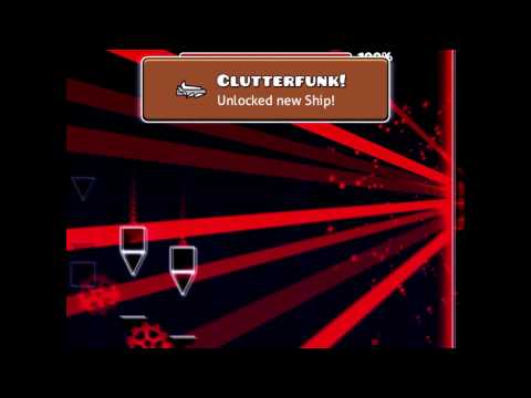 Geometry Dash 2.1 Clutterfunk 100% 0/3 Coins :(
