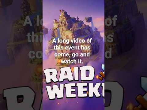 clashofclans raid weekend strategy/clash of clan raid weekend explained👍#clashofclans#gameindonesia