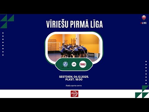 2025-12-06, 18:00, Vīrieši 1. līga, FBK SĀC - AIZKRAUKLE/KOKNESE