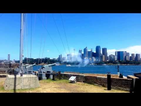Fort Denison, 1pm Gun