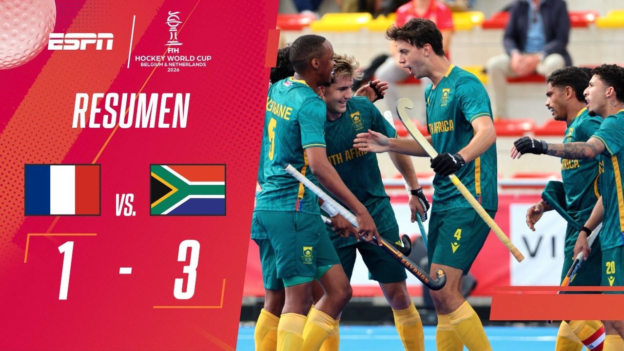 VICTORIA DE SUDÁFRICA FRENTE A FRANCIA EN EL MUNDIAL MASCULINO | Francia 1-3 Sudáfrica | RESUMEN