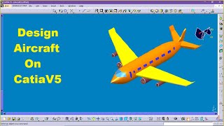 Aircraft In Catia software ||  #catia #cad #mechanical