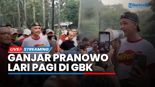 Lari Pagi di GBK, Ganjar Pranowo Disambut Antusias Warga dan Diteriaki 'Ganjar Presiden'