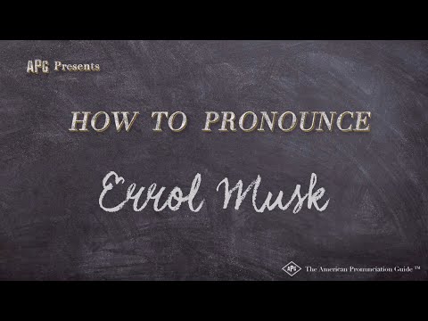 How to Pronounce Errol Musk (Real Life Examples!)