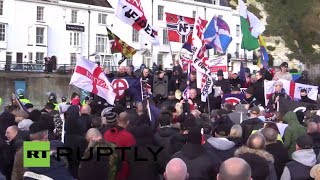 LIVE: Far right groups and antifa counter demos set to hit Dover