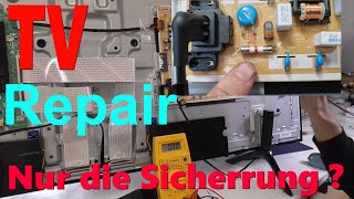 Samsung Smart TV repair & Service  Diagnose PFC Netzteil Powersupply fail & diagnose