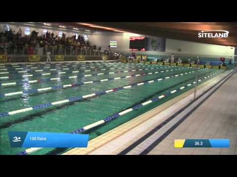 Serie 6 dei 100 Rana  Assoluti Femmine Master - Campionati Regionali Master 2015 VENETO e FRIULI VG