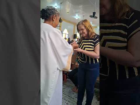 Momentos importantes da santa missa em nossa Paróquia Menino Jesus