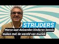 Marco geeft muziekles op basisscholen in de Bijlmer | Strijders 12