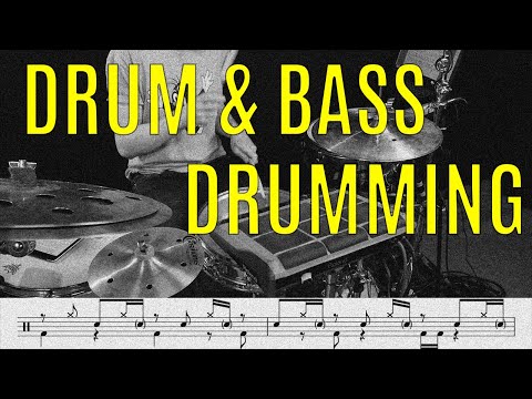 Drum and bass drumming lesson // The Hybrid Drummer