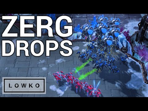 StarCraft 2: OVERLORD DROP ALL-IN! (TLO vs Has)