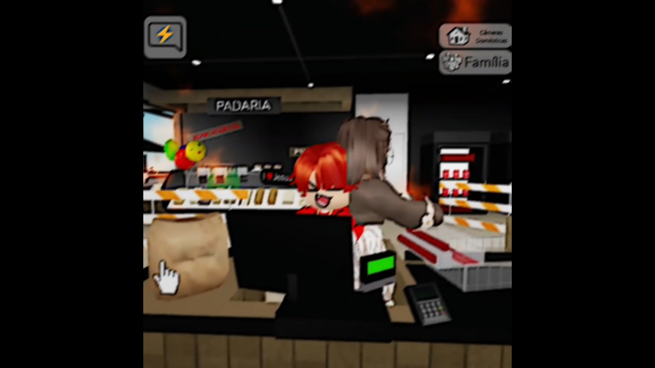 INVADIRAM MEU SUPER MERCADO.......MINHAS IRMÃES??😱 #roblox #memes #viral #shorts