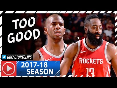 Chris Paul & James Harden Full Highlights vs Warriors (2018.01.20) - 55 Pts Combined, NASTY!