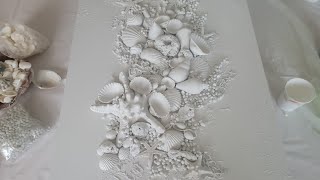Seashells In Bloom! Amazing 3D Texture Creates Unique Artwork.