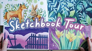 A Tour Through all of my Unfinished Sketchbooks
