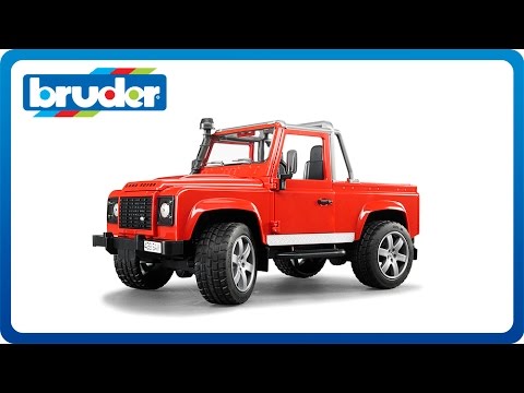 video-Land Rover Pick Up BRUDER