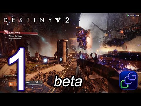DESTINY 2 Beta PC 4K Gameplay Part 1 - Warlock
