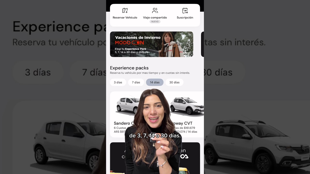 ¿Te querés escapar unos días? 🚘 Con MyKeego es fácil y con 50% off en tu primer viaje.