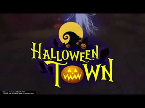 Kingdom Hearts Final Mix (PS4) Cutscene #97 Welcome to Halloween Town
