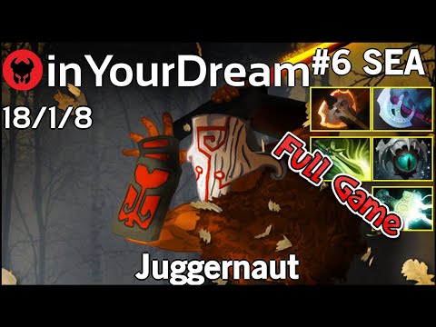 inYourDream [TNC.Tgr] plays Juggernaut!!! Dota 2 Full Game 7.21