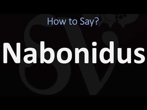 How to Pronounce Nabonidus? (CORRECTLY)
