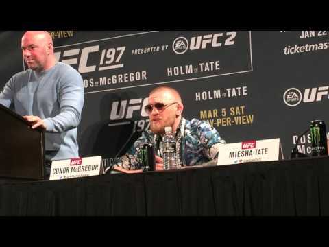 Conor Mc Gregor "I'll Drag Dos Anjos Head ThroughThe Streets Of Rio"