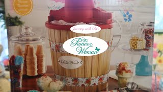 🍨NEW PIONEER WOMAN SWEET ROSE 4qt. ICE CREAM MAKER!🍦OREO COOKIE ICE CREAM! HOME MADE ICE CREAM!🍨