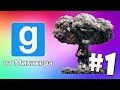 Garry's Mod с Михакером #1 - Бомбы, торнадо, Михакер (Gmod) 