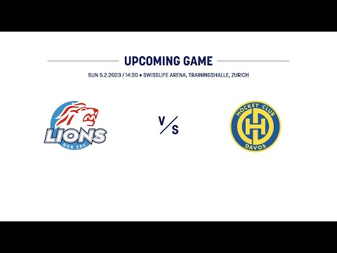 GCK Lions U 20 Elite vs HC Davos