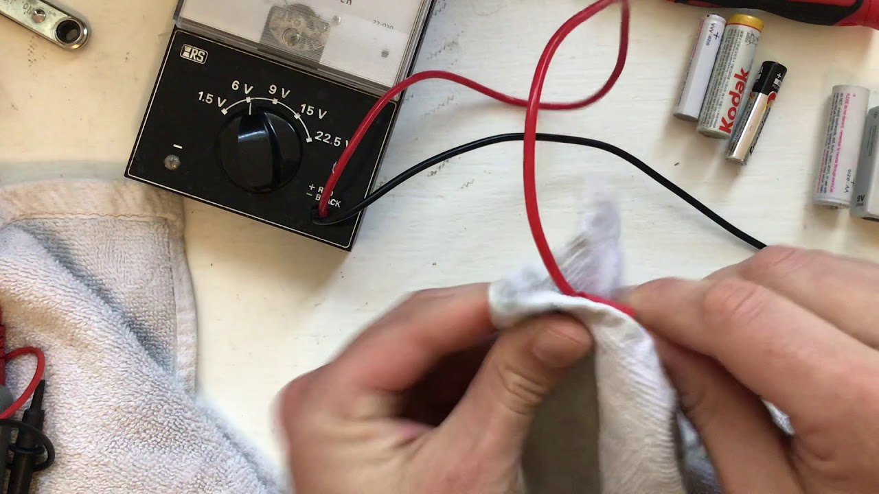 Micronta Battery Tester Clean and Test