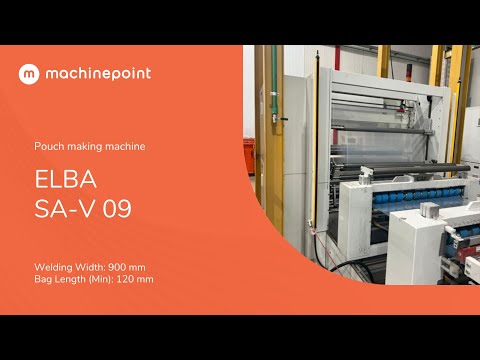 ELBA SA-V 09 Pouch making machine | ELBA Machines
