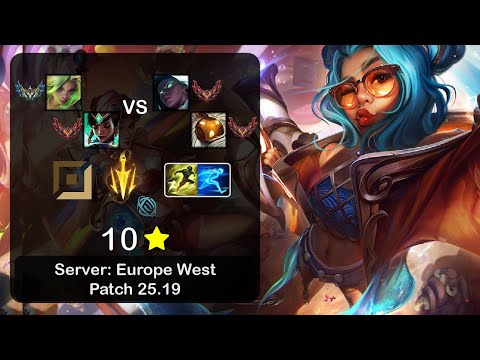 Zeri ADC + Karma vs Senna + Bard - EUW Challenger - Patch 25.19