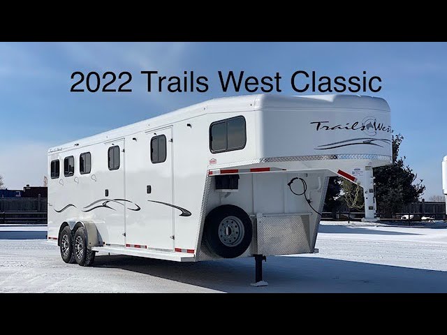 Preview image of 2022 Trails West Classic 3 Horse Gooseneck youtube video