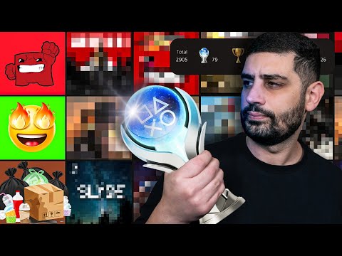 Every Game I've Platinumed Ranked From Masterpiece to Garbage