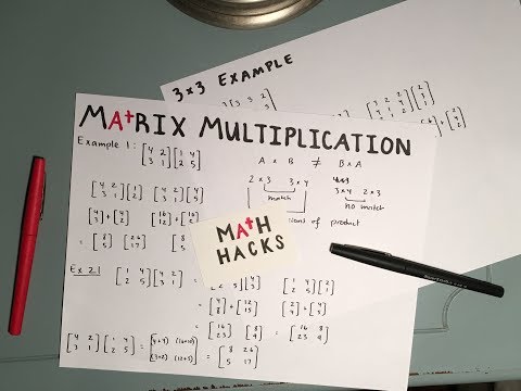 Matrix Multiplication Emathhelp