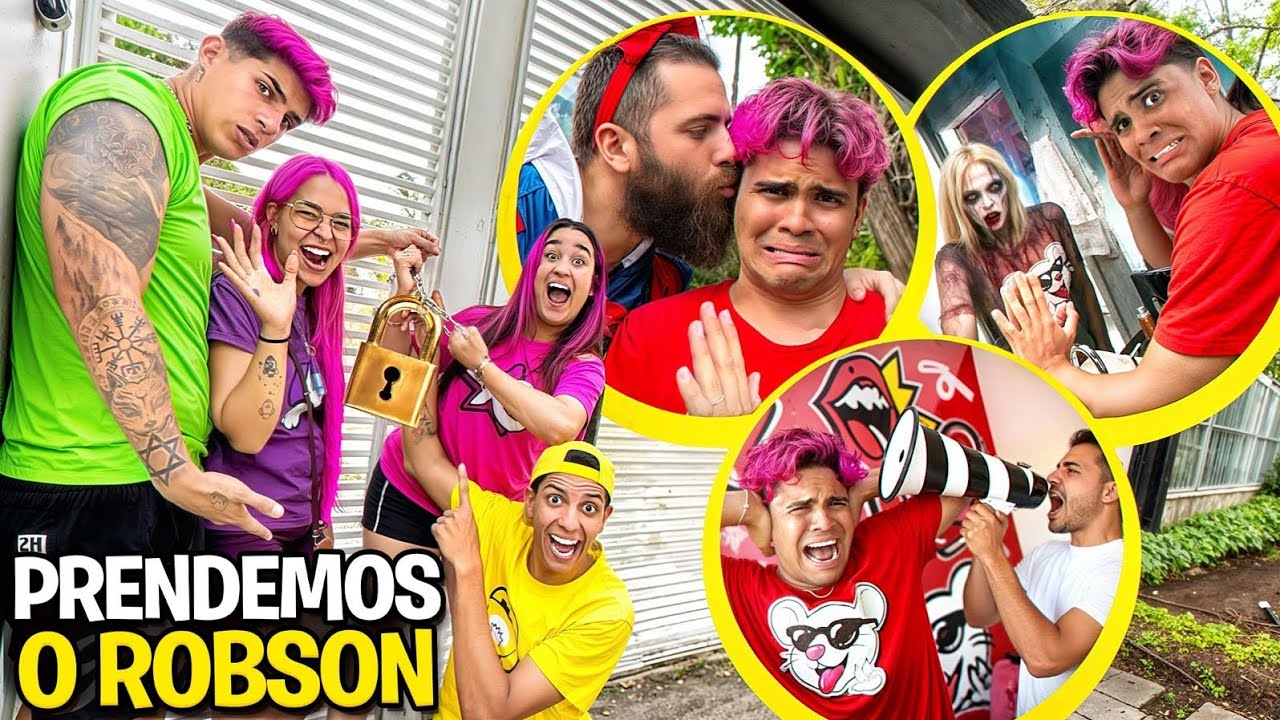 PRENDEMOS O ROBSON NA MANSÃO DOS ROSA *Ele aguentou os desafios ?