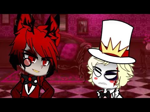 He Pushed Me Down The Stairs!//Hazbin Hotel x Gacha Club//Gacha Meme
