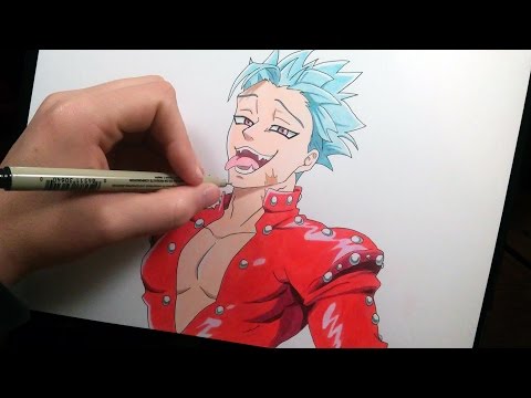 Ban the Fox's Sin of Greed from Seven Deadly Sins | speed drawing