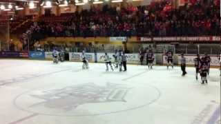 preview picture of video 'Cardiff Devils vs Coventry Blaze - end of game fights'