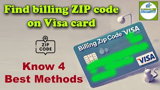 How to find billing ZIP code on Visa card: 4 Unique Methods