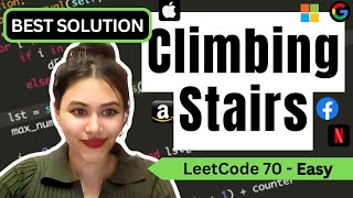 YouTube video 'Climbing Stairs - LeetCode 70 - Python'