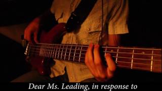Dear Ms. Leading - Bass Cover (The Dear Hunter)