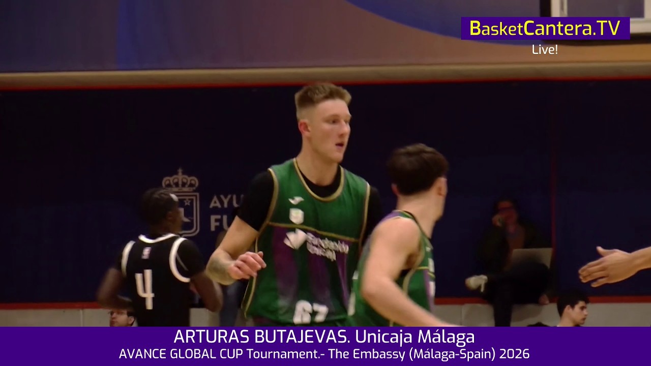 ARTURAS BUTAJEVAS (´07). Unicaja Málaga. AVANCE GLOBAL CUP Tournament. The Embassy Málaga 2026