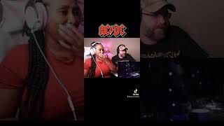 …her first time hearing AC/DC ‘Thunderstruck’ 🎸⚡️⛈ 😲 reaction #shorts