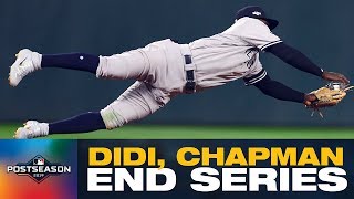 Didi Gregorius makes AMAZING diving stop, Aroldis Chapman shuts door on Twins as Yankees move on